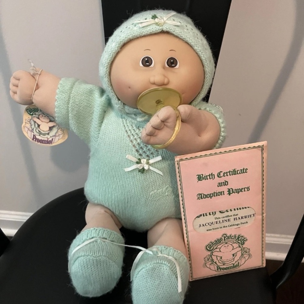 Preemie Cabbage Patch Doll with Pacifier